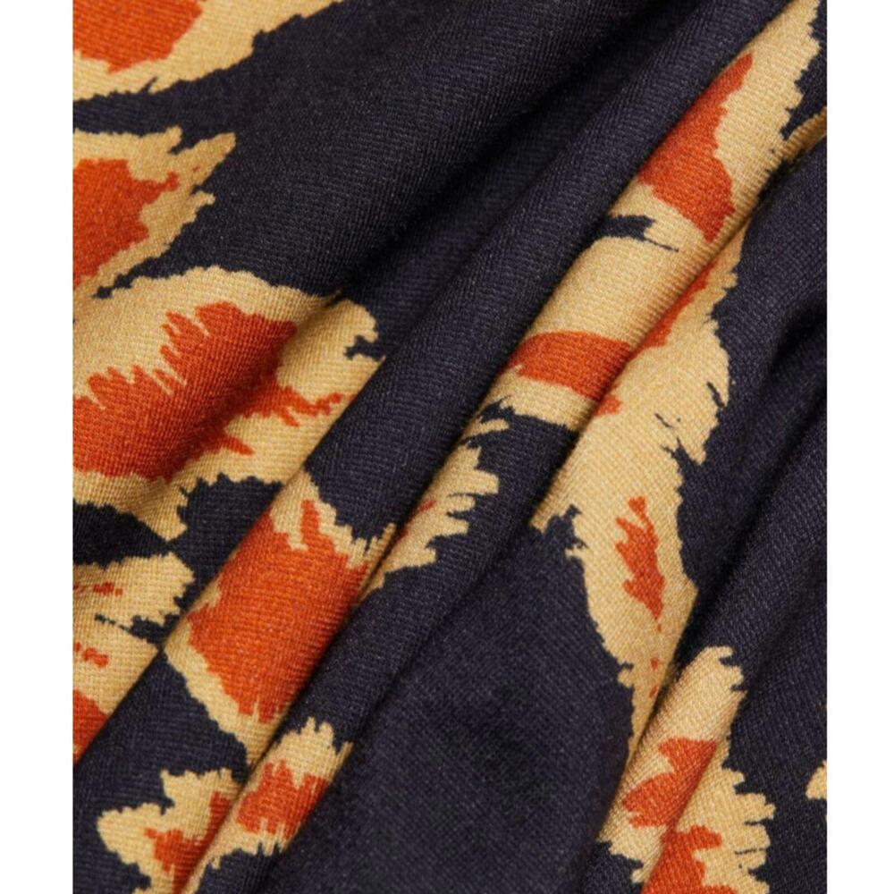 NWT TANYA TAYLOR Navy Maura Floral Turtleneck Top XL  $345 - Picture 5 of 5